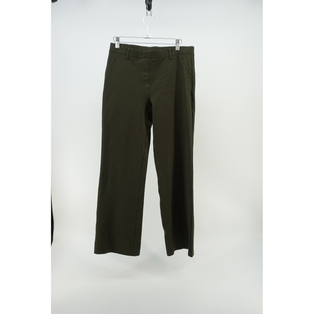 Quince Ultra-Stretch Ponte Bootcut Pant Olive Green Petite M DKBIZ01-6904